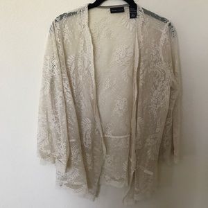 new york & company lace kimono cardigan top
