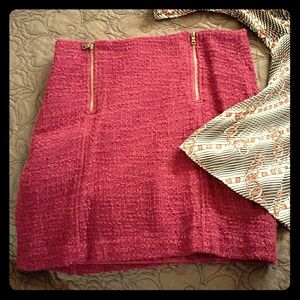 LOFT skirt Womens size 6/8 Cranberry