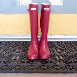 Pink Hunter Boots