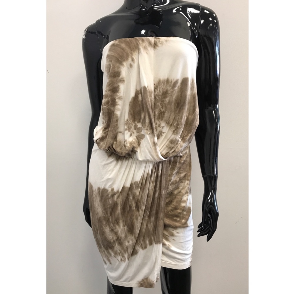 Strapless Tie Dye Dress