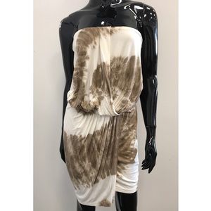 Strapless Tie Dye Dress