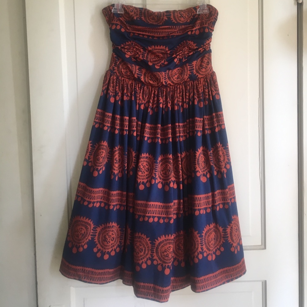 ANTHROPOLOGIE Gurls from Savoy print dress ☄️