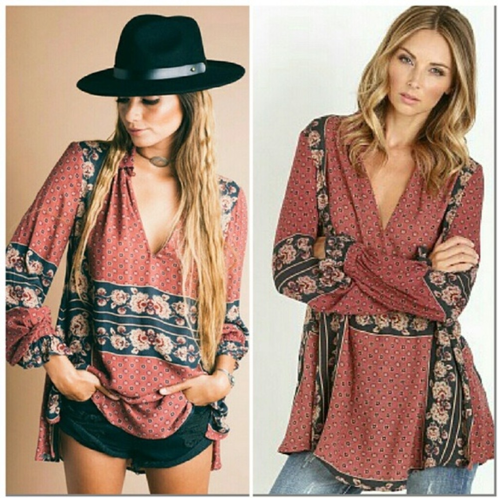 ISO:::: Free People Changing Times Tunic in Red