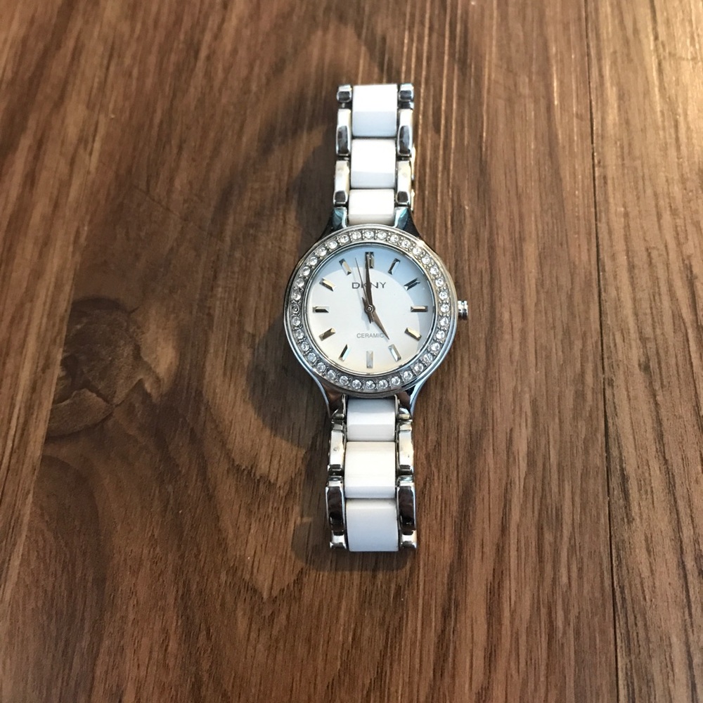DKNY White Ceramic Watch
