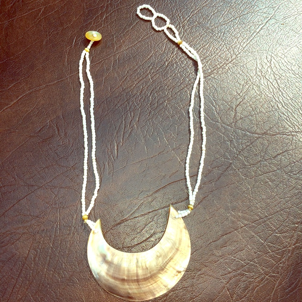 Shell and bead necklace from hawaii