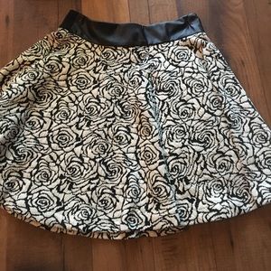 Floral skirt from Francesca's,