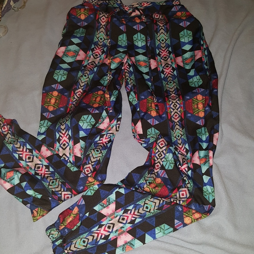 Satin joggers