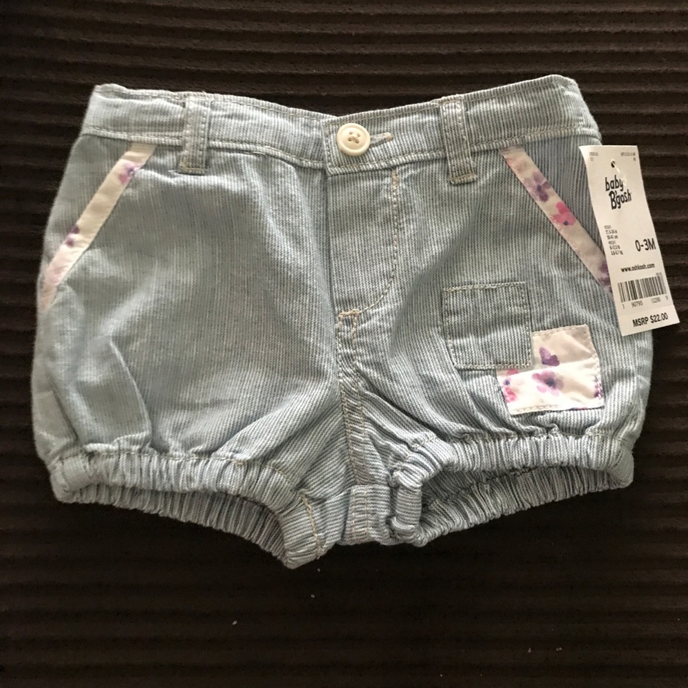Baby B'gosh Pinstripe Puff Shorts for Baby Girl