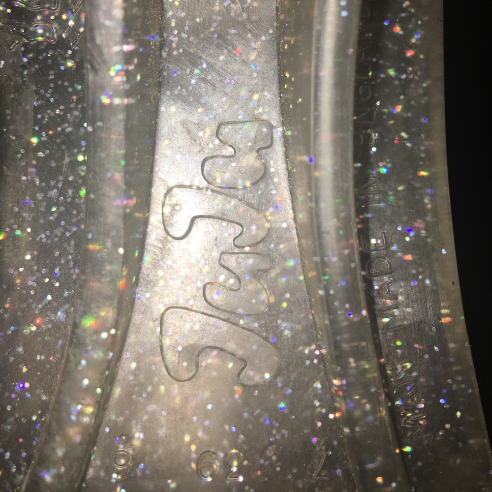 Clear JuJu Babe Glitter Sandals