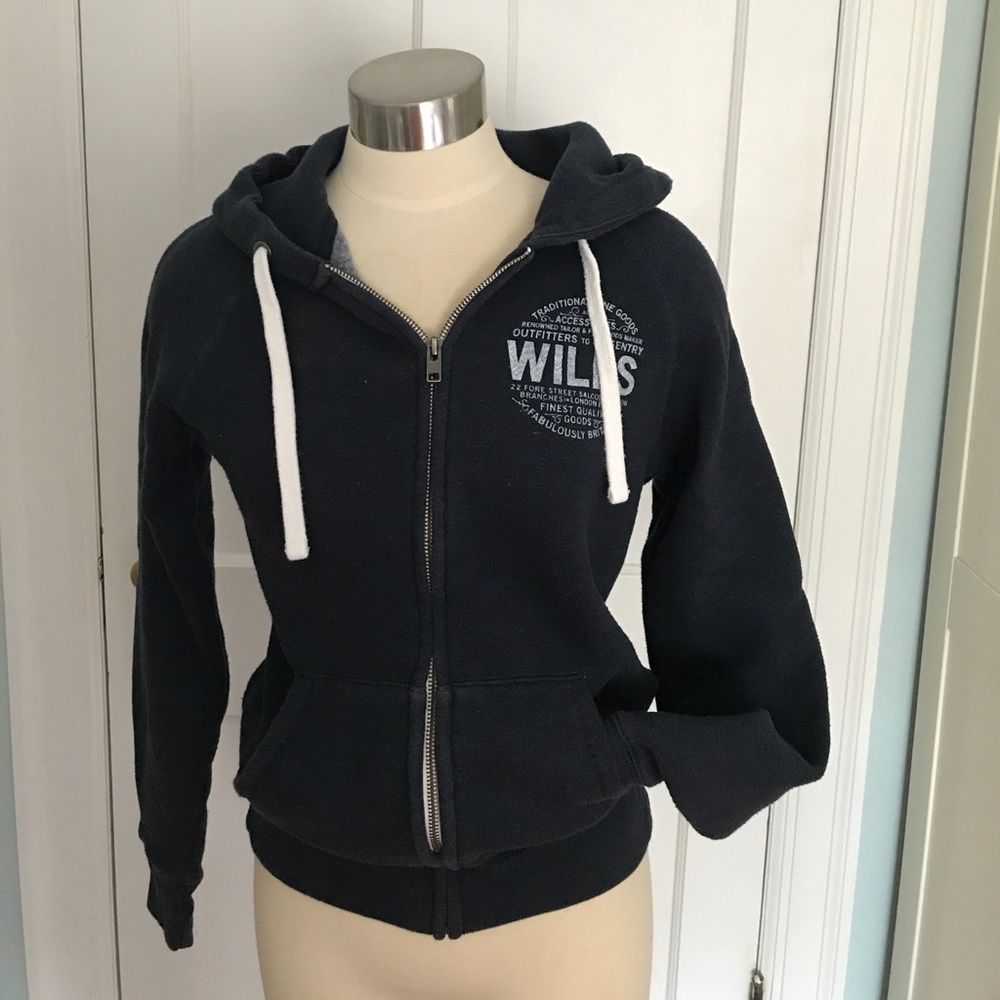 Jack Wills zip up hoodie.