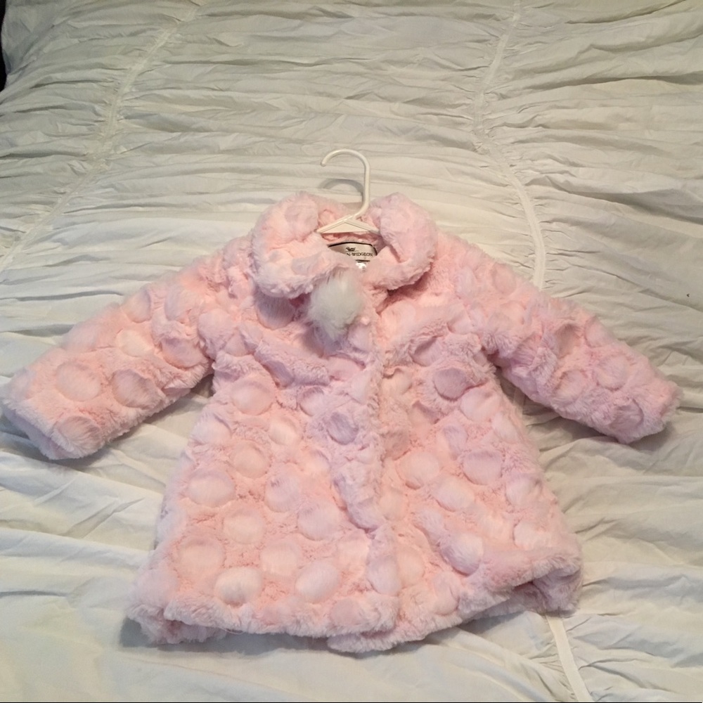 Toddler Fur Coat Pink
