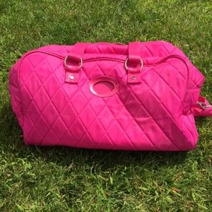 Thirty-One City Weekender Pink Quilted - Like New