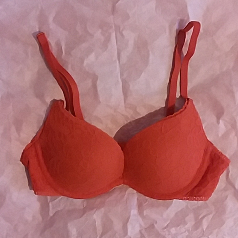 New The Lacie Victoria's Secret bra orange red