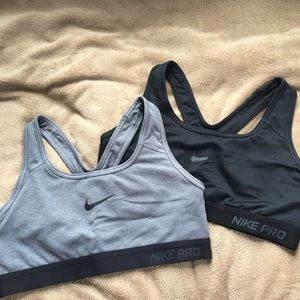 2 Nike Pro Sports Bras