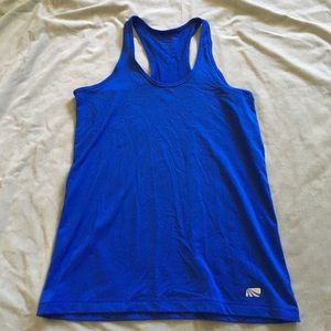 Electric blue workout tank