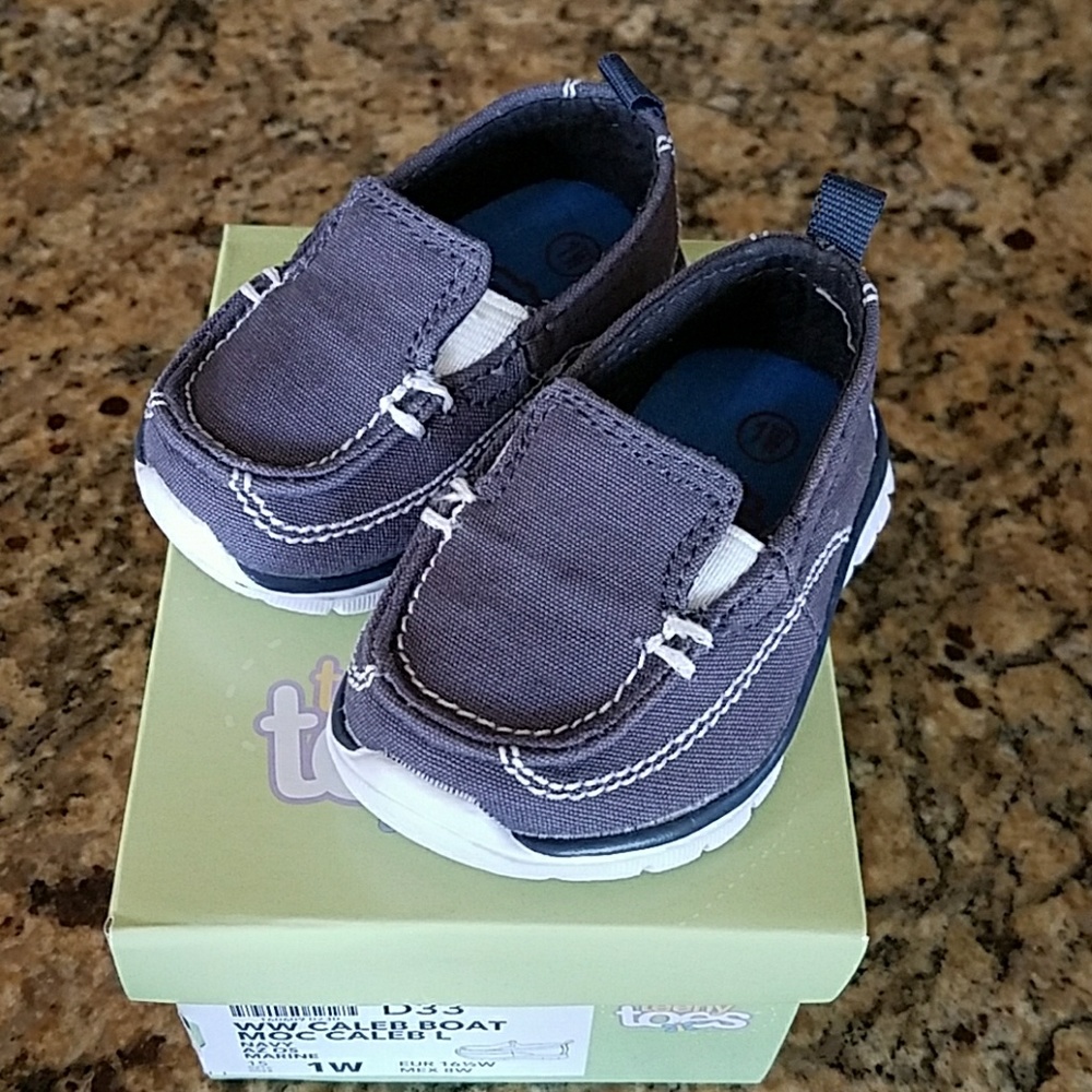 Size 1 baby boy boat shoes