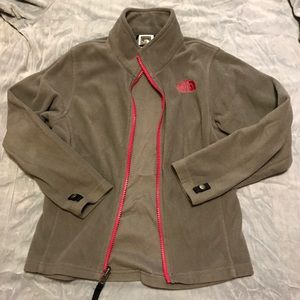 Girls North face fleece jacket