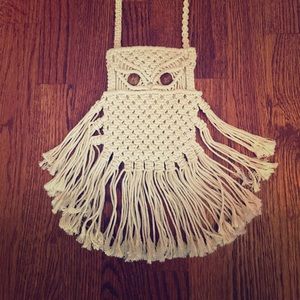 Urban Outfitters Crochet Owl bag🦉