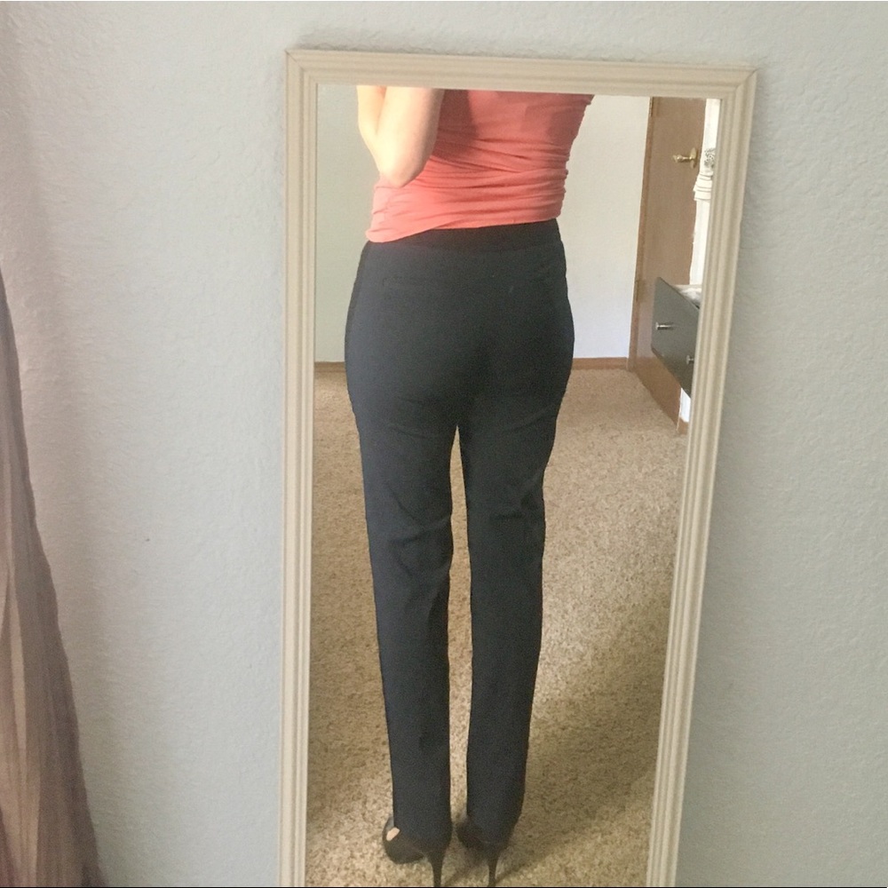 Side stripe navy blue pants from Gianni Bini - Picture 4 of 5