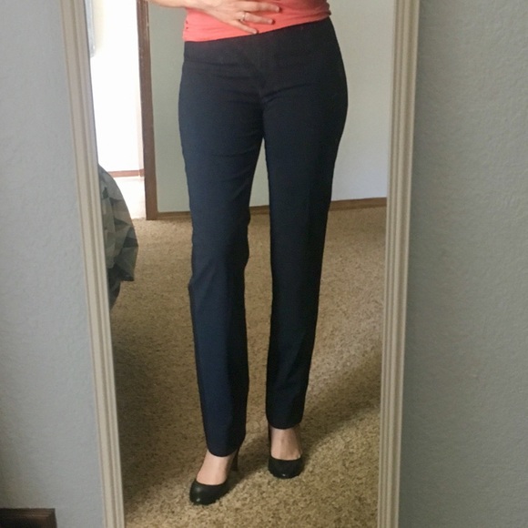 Side stripe navy blue pants from Gianni Bini - Picture 2 of 5