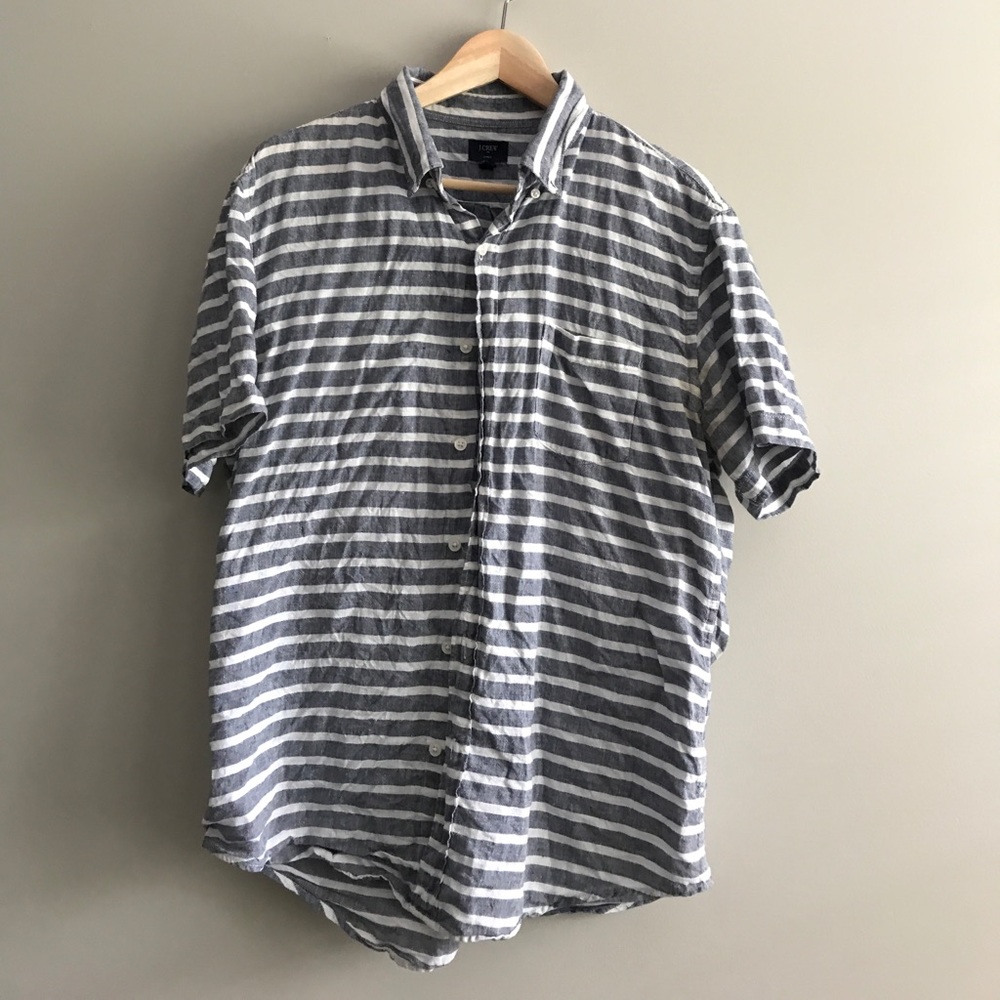 J. Crew Linen Button Down