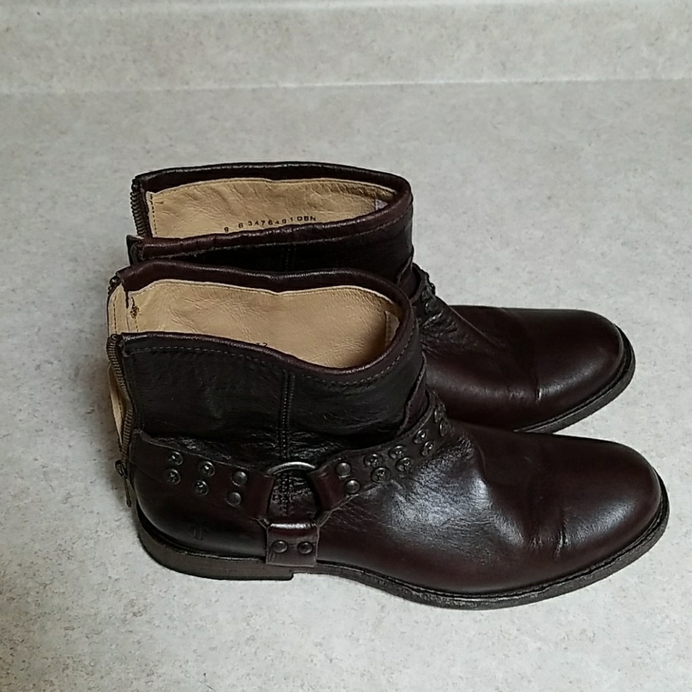 Brown Frye Short Boots! Sz 9