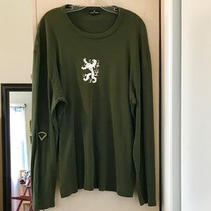 One-of-A-Kind JAMES PERSE Dragon+ PAIX l/s T-Shirt