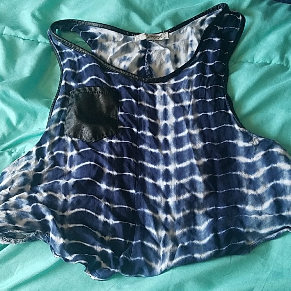 Tiedye pattern tank top