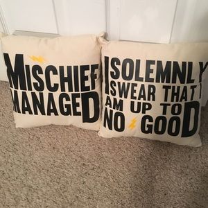 Harry Potter throw pillows