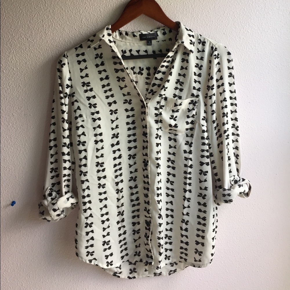 Bow tie blouse