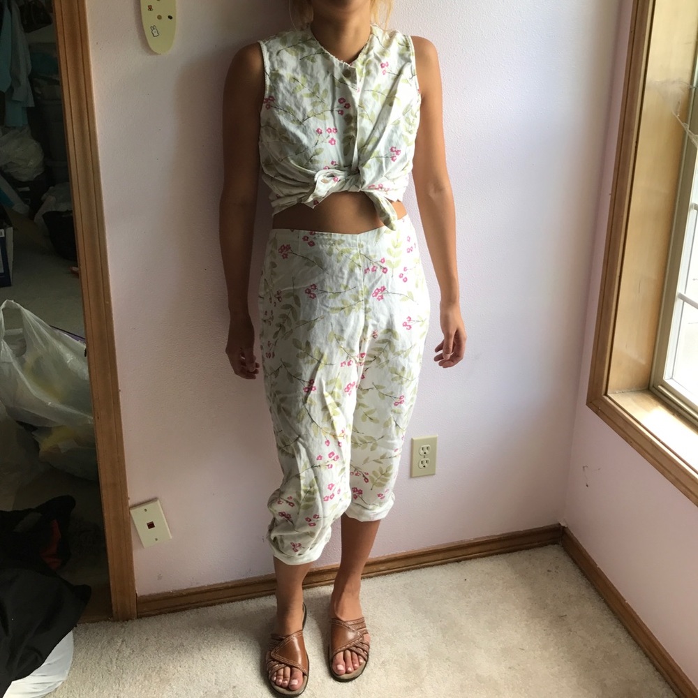 Floral two piece set