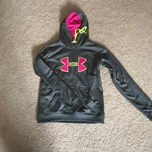 Gray Under Armour hoodie