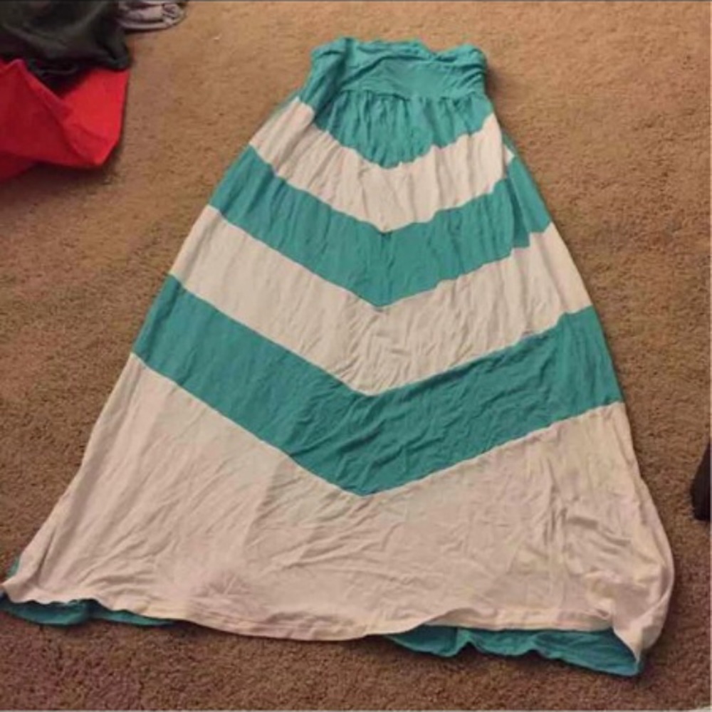 Chevron Maxi Dress