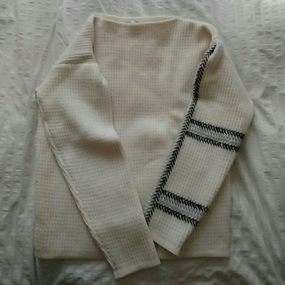 Yves Saint Laurent cream sweater