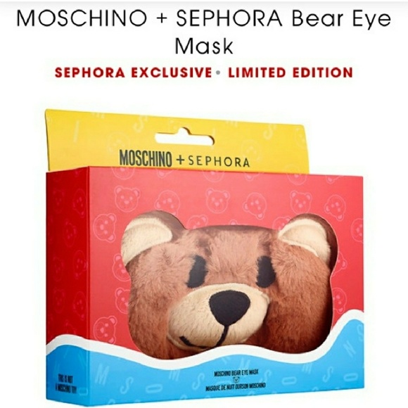 Moschino x Sephora Teddy Bear eye / sleeping mask - Picture 2 of 4
