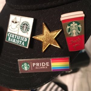 Starbucks pins