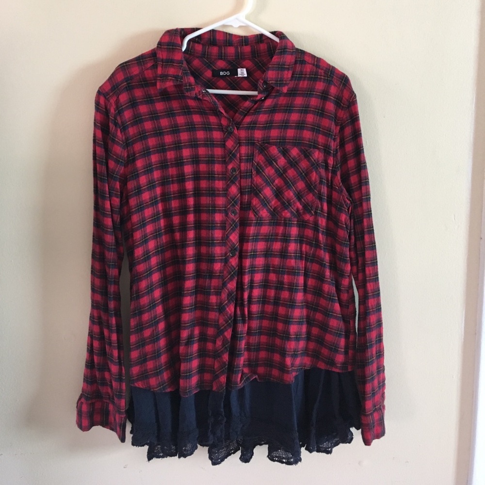 Urban outfitters Layered flannel