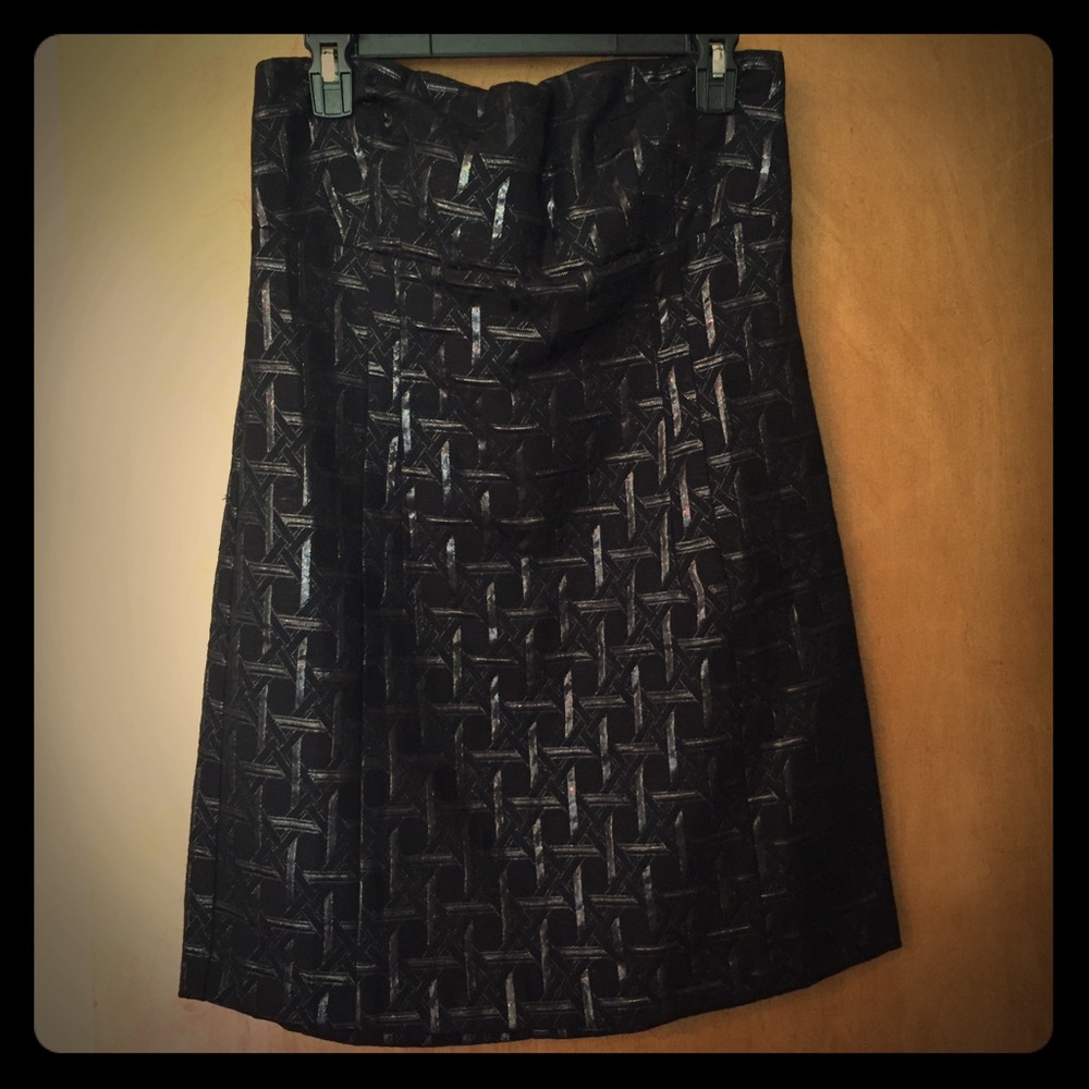 New York &Co. black strapless dress