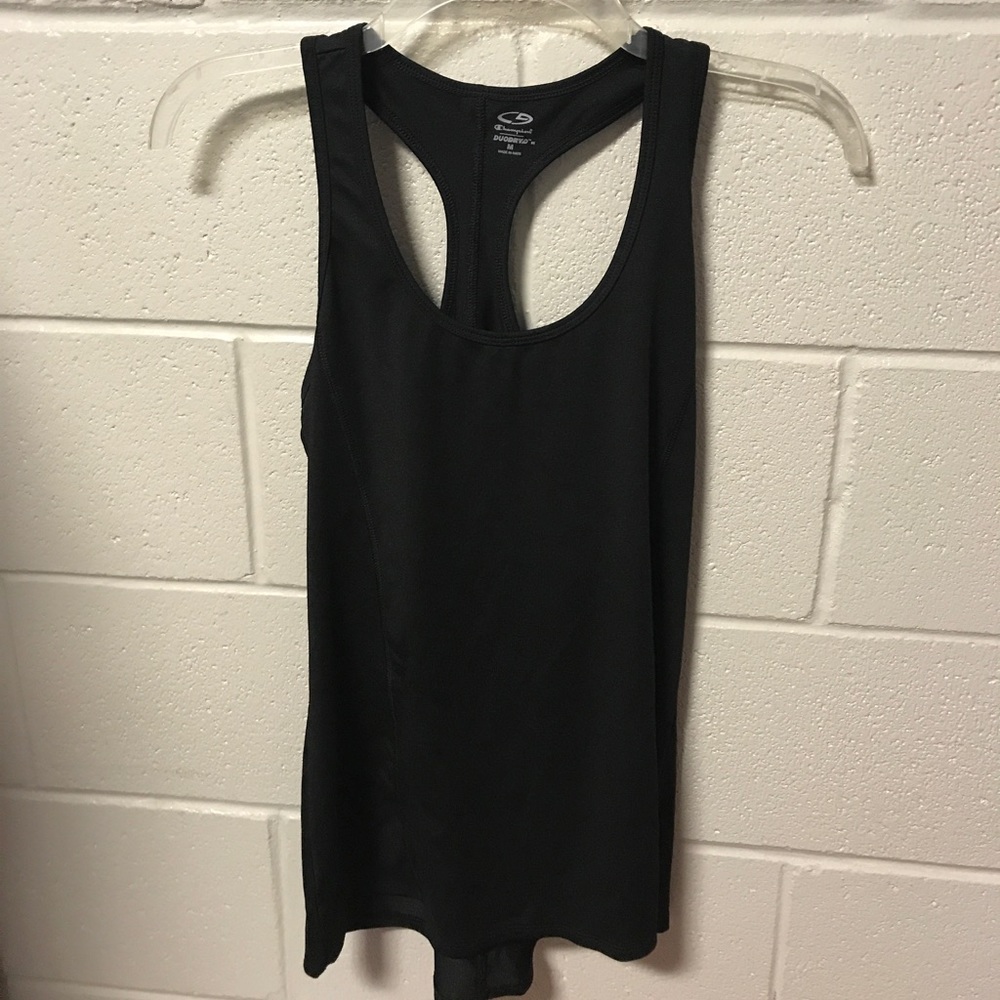 Racerback workout tank.