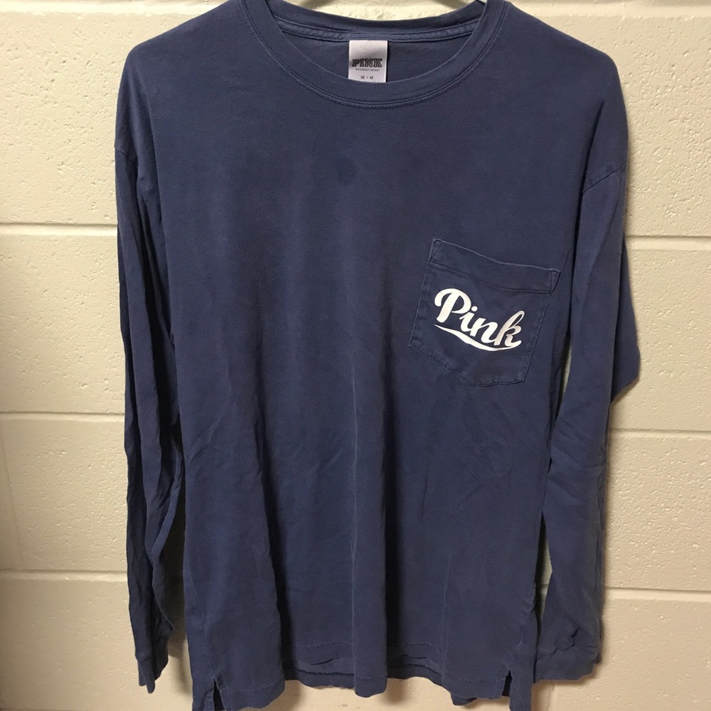 Blue Victoria's Secret Pink tshirt
