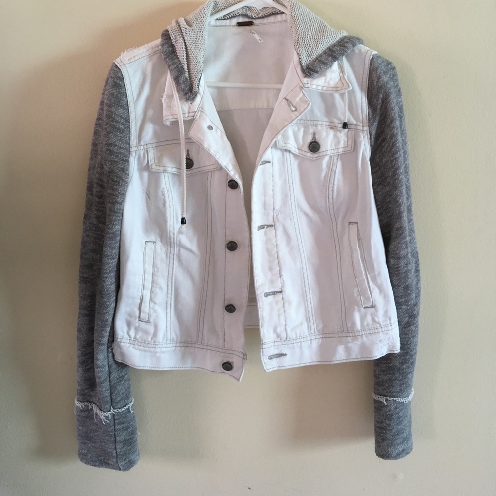 Free people White denim jacket