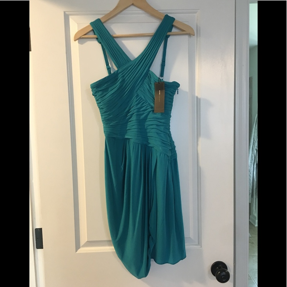BCBG MAXAZRIA NWT SHORT BLUE COCKTAIL DRESS