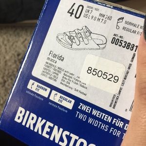 Birkenstock Florida style sandals