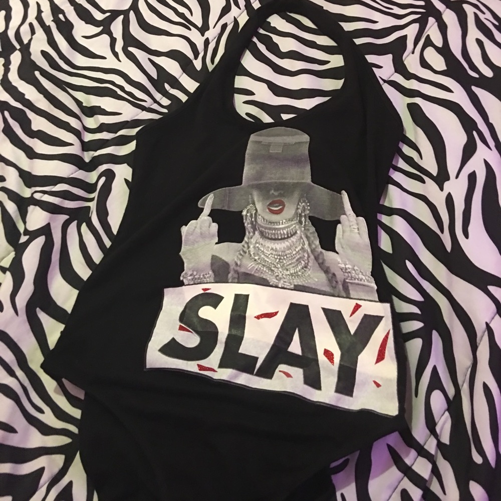 Beyoncé slay bodysuit shirt
