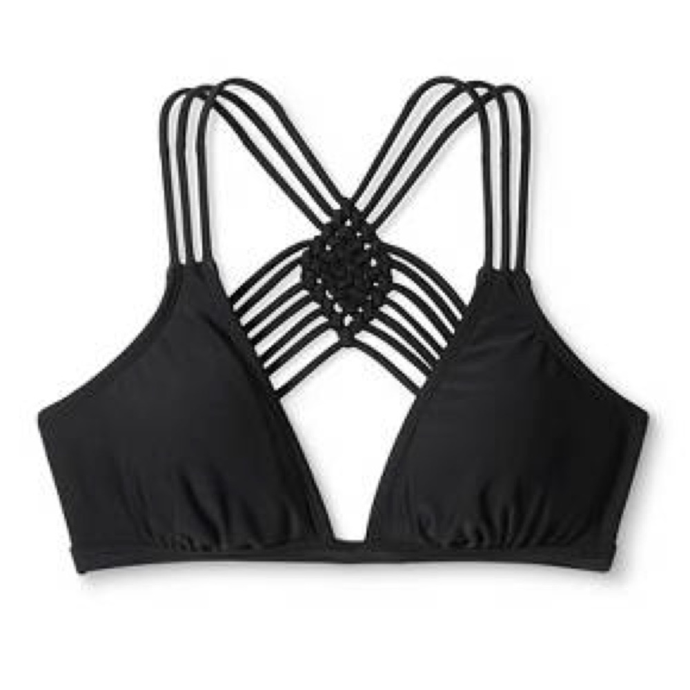 🌟NWT🌟 Strappy black mossimo bikini top