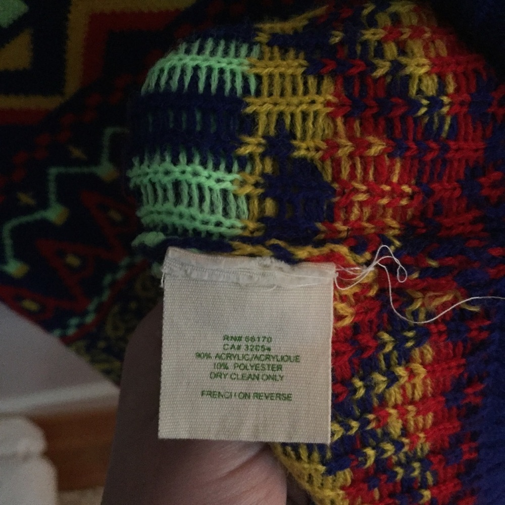 Urban Outfitters Colorful Funky Patterned Sweater - Picture 3 of 8