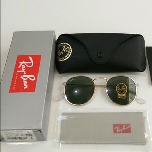 Dark Green Ray Ban Round