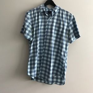 Blue Plaid Button Down