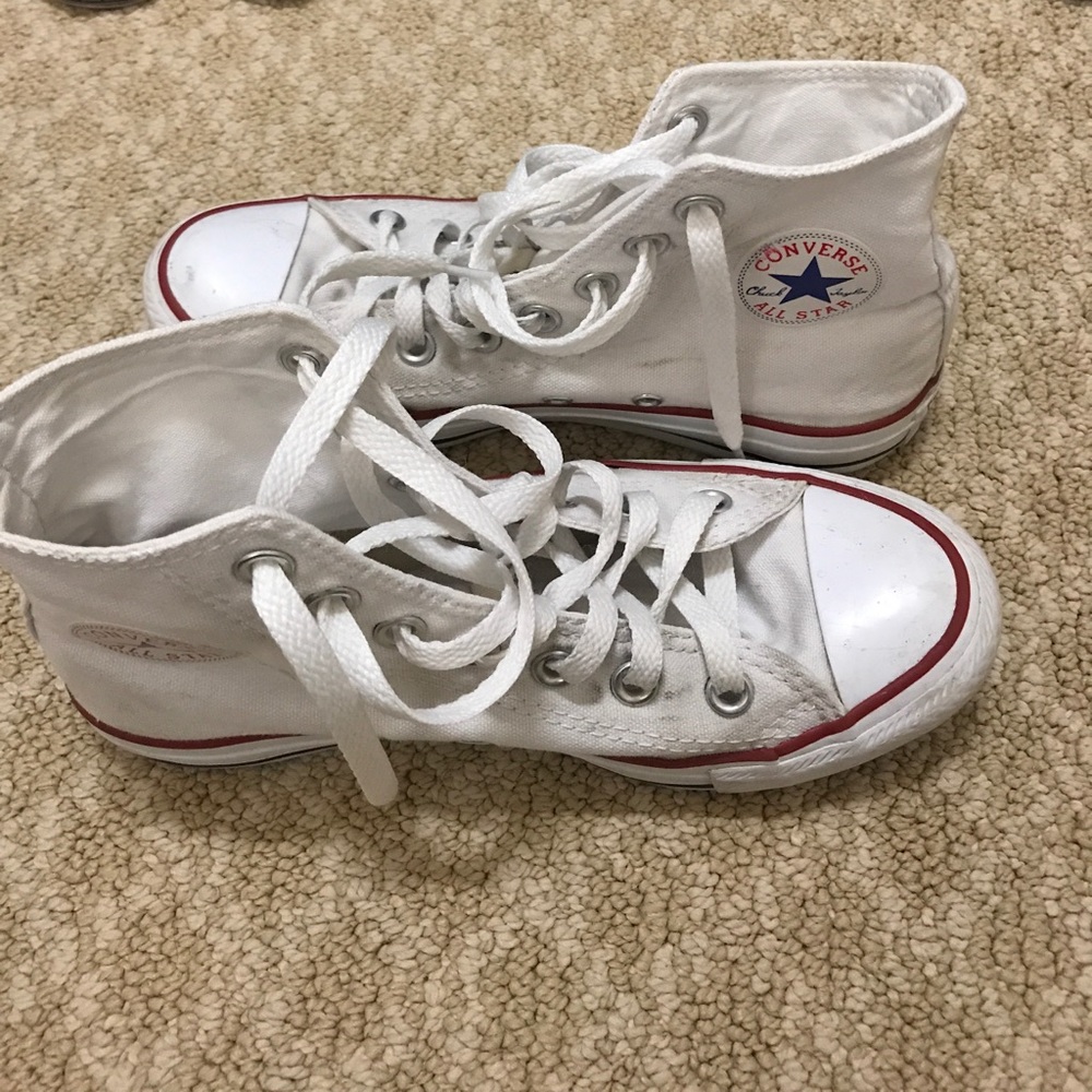 White converse ON HOLD