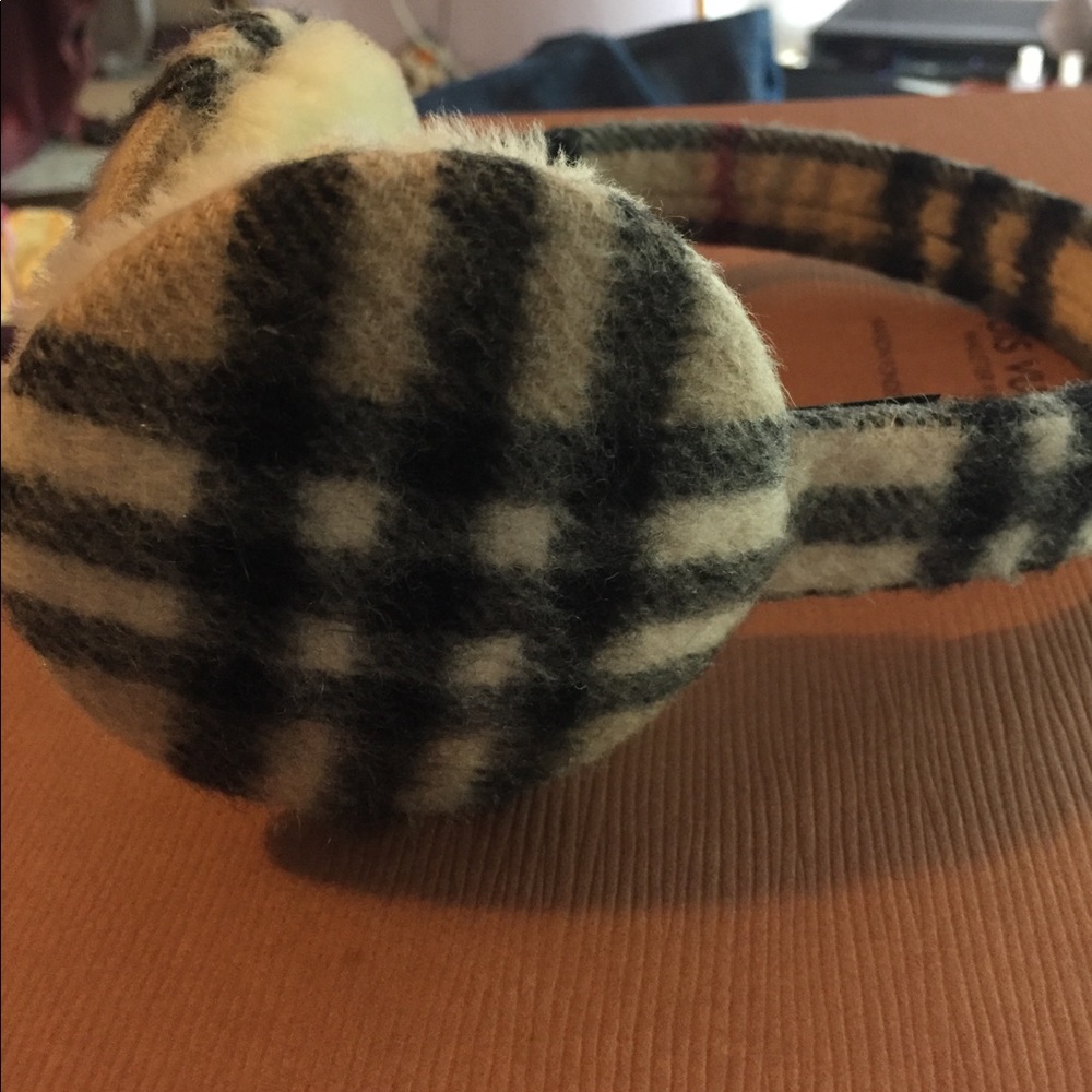 Authentic Burberry earmuffs.